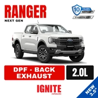 Ford Ranger Exhaust Next Gen RA 2.0L TD DPF Back Systems