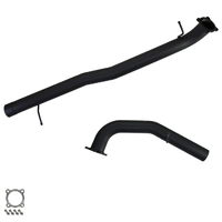 Ford Ranger Exhaust Next Gen 3L V6 TD 3 inch DPF Back Exhaust With Pipe Only 409 Stainless Steel