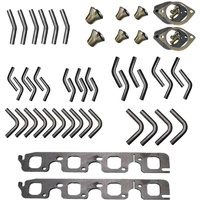 Ford Cleveland 2V V8 Tri-Y Extractor Kit - 1 3/4" Mandrel Bends
