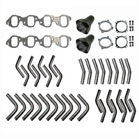 Chevy Big Block BBC V8 4-1 Extractor Kit - 2" Mandrel Bends 