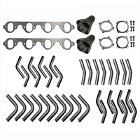 Ford Big Block 429 460 V8 4-1 Extractor Kit - 2" Mandrel Bends