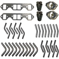 Holden Carburetor 5L V8 4-1 Extractor Kit - 1 3/4" Mandrel Bends