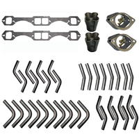 Chevy Small Block SBC V8 4-1 Extractor Kit - 1 3/4" Mandrel Bends