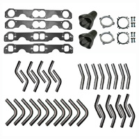 Chevy Small Block SBC V8 4-1 Extractor Kit - 2" Mandrel Bends