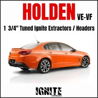 Holden VE VF Commodore 6L & 6.2L Gen IV LSA GTS LS2 LS3 V8 1 3/4" Tuned Ignite Extractors / Headers