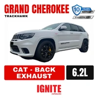 Jeep Grand Cherokee Exhaust Trackhawk 6.2L Supercharged 3" Cat Back System