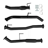 Nissan D23 Navara Exhaust Series 5 NP300 3" Turbo Back Cat & Hotdog Black Aluminised Steel