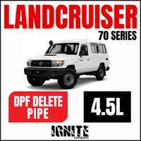 Toyota Landcruiser 70 Series VDJ76/78/79 4.5L 1VD-FTV 3" DPF Delete Pipe