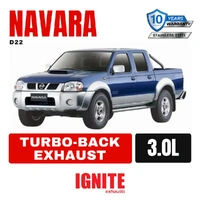 Nissan D22 Navara Exhaust 3L 3" Systems