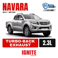 Nissan D23 Navara Exhaust NP300 3" Turbo Back Offroad 4x4 Systems