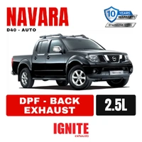 Nissan D40 Navara Exhaust 2.5L Automatic DPF Back 3" Systems