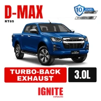 Isuzu D-Max Exhaust 3L DPF Model 3" Turbo Back Offroad 4x4 Systems