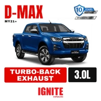 Isuzu D-Max Exhaust 4JJ3 3L 3" and 3.5" Turbo Back Offroad 4x4 Systems