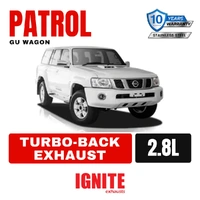 Nissan GU Patrol Exhaust Wagon 2.8L 3" Turbo Back Systems