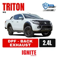 Mitsubishi MQ Triton Exhaust 2.4L 3" DPF Back Systems