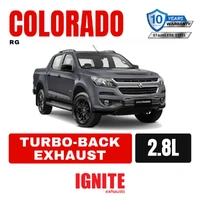 Holden RG Colorado Exhaust 2.8L 3" Turbo Back Offroad Systems