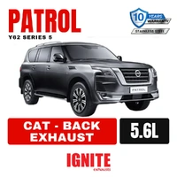 Nissan Y62 Patrol Exhaust Series 5 SUV 5.6L 3" Inch Systems