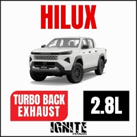Toyota Hilux Exhaust 2.8L DPF Delete Offroad  Systems