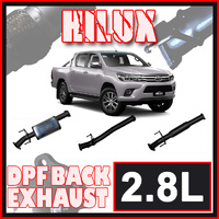 Toyota Hilux Exhaust 2.8L DPF Back Systems