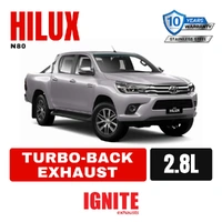 Toyota Hilux N80 Exhaust 2.8L DPF Delete Offroad Systems