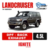 Toyota Landcruiser Exhaust 76 Series Wagon 3" DPF Back Systems