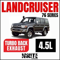 Toyota Landcruiser Exhaust 76 Series Wagon 3" Turbo Back Systems