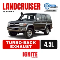 Toyota Landcruiser Exhaust 76 Series Wagon 3" Turbo Back Systems