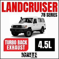 Toyota Landcruiser Exhaust 78 Series Troop Carrier 3" Turbo Back Systems