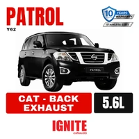 Nissan Y62 Patrol Exhaust SUV 5.6L 3" Cat Back Systems